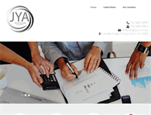 Tablet Screenshot of jya.com.au